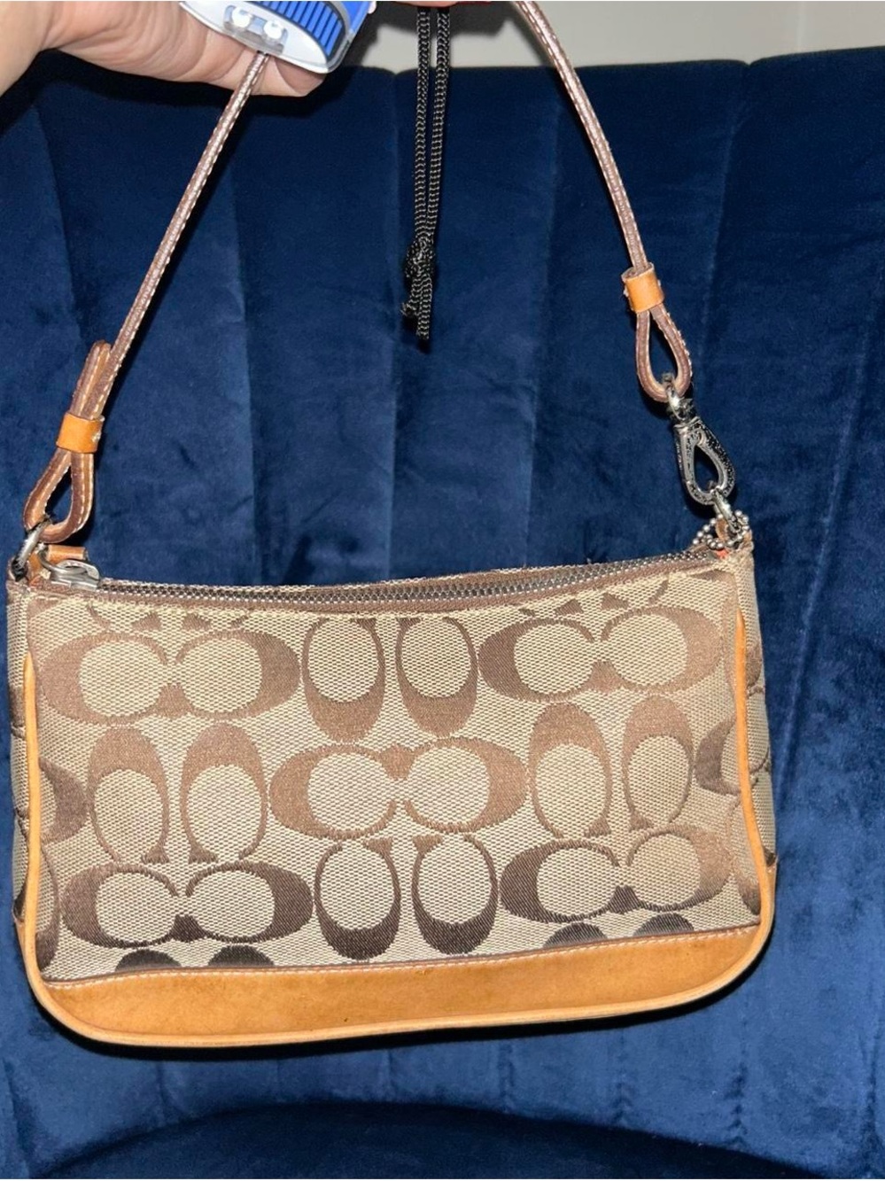 Vintage Coach Mini Demi Canvas Bag - Picture 4 of 6